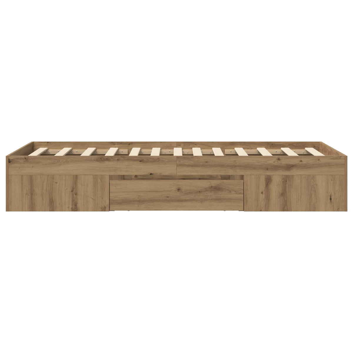Sengestel med opbevaring Artisan-eg 80 x 200 cm Konstrueret træ