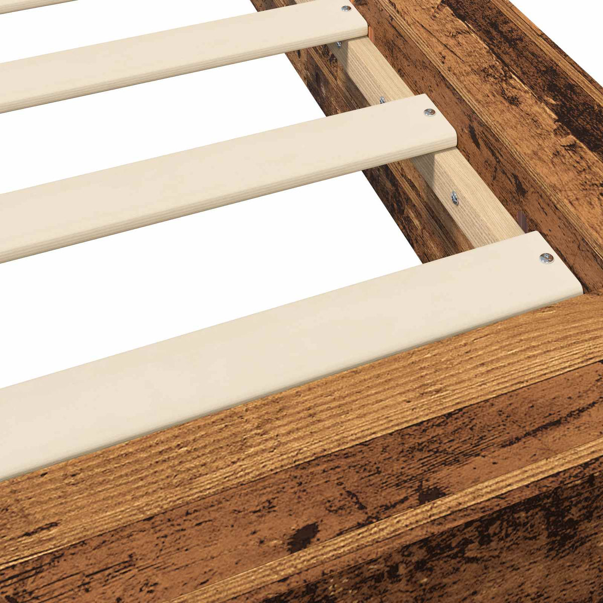 Gulvsengramme Gammelt træ 80 x 210 cm Konstrueret træ