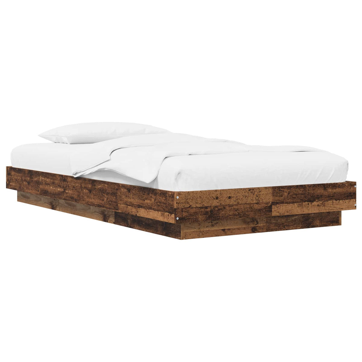 Gulvsengramme Gammelt træ 80 x 210 cm Konstrueret træ