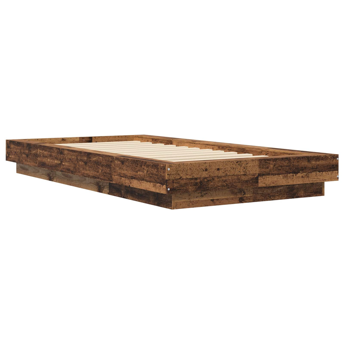 Gulvsengramme Gammelt træ 80 x 210 cm Konstrueret træ