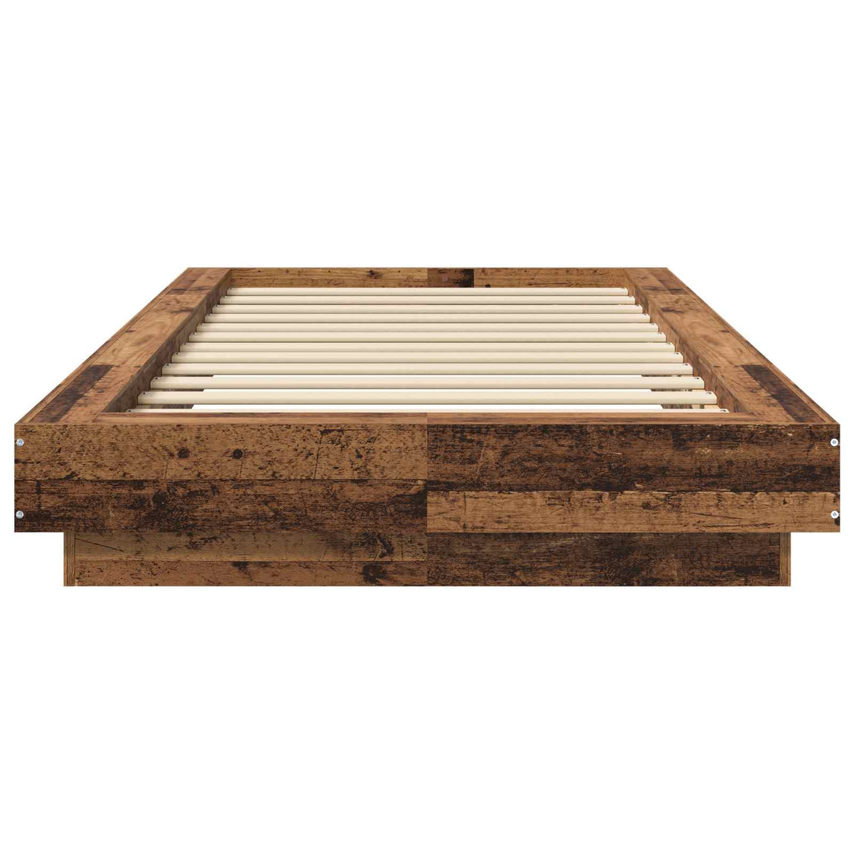 Gulvsengramme Gammelt træ 80 x 210 cm Konstrueret træ