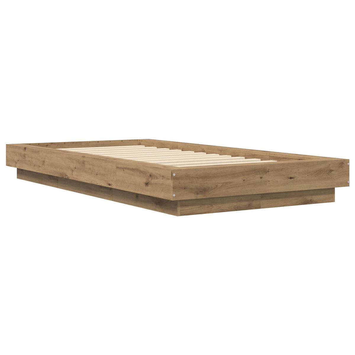 Gulvsengramme Artisan-eg 80 x 210 cm Konstrueret træ