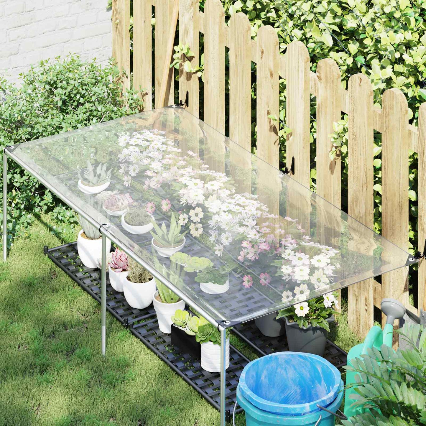 Planteovertræk Transparent 1 x 2 m PE