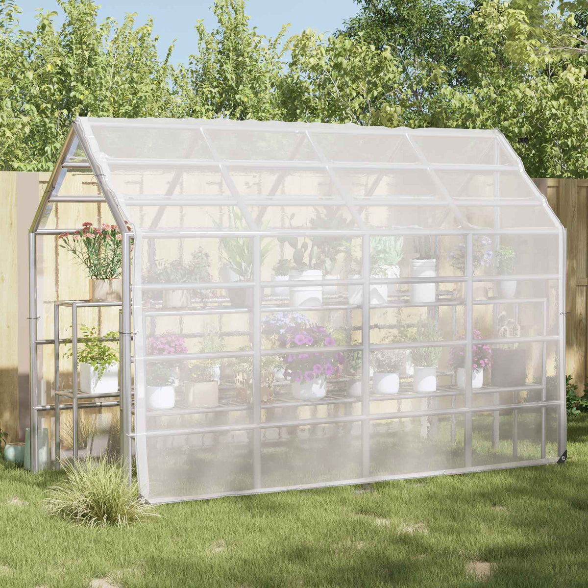 Planteovertræk Transparent 5 × 3,5 m PE