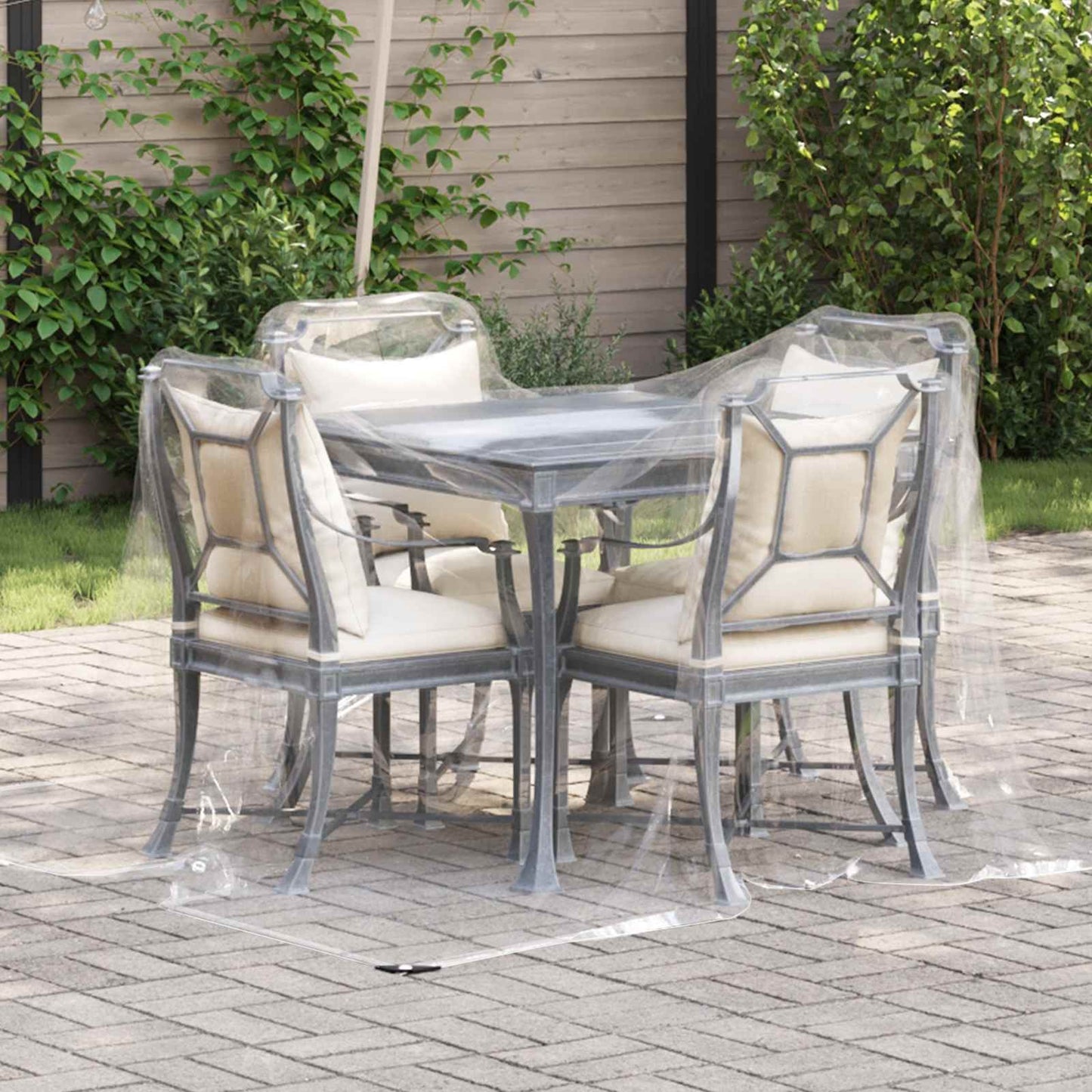 Planteovertræk Transparent 2 x 2 m PVC