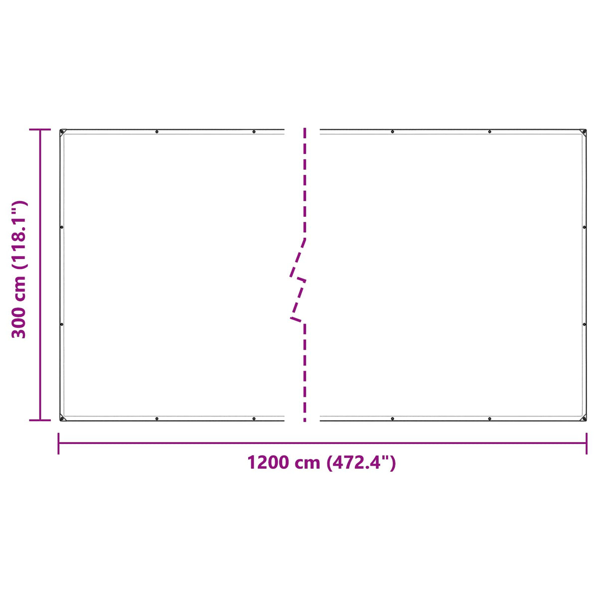 Planteovertræk Transparent 3 x 12 m PVC