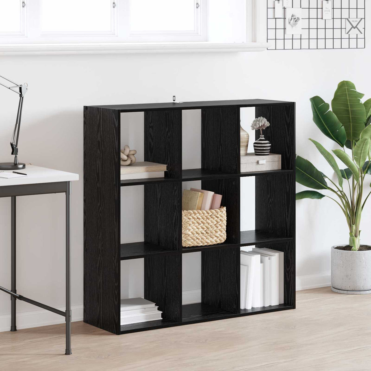 Bogreol Sort eg 102 x 32 x 102 cm