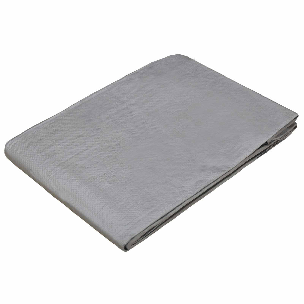 Presenning med øjer Lysegrå 3 x 6 m 90 gsm PE