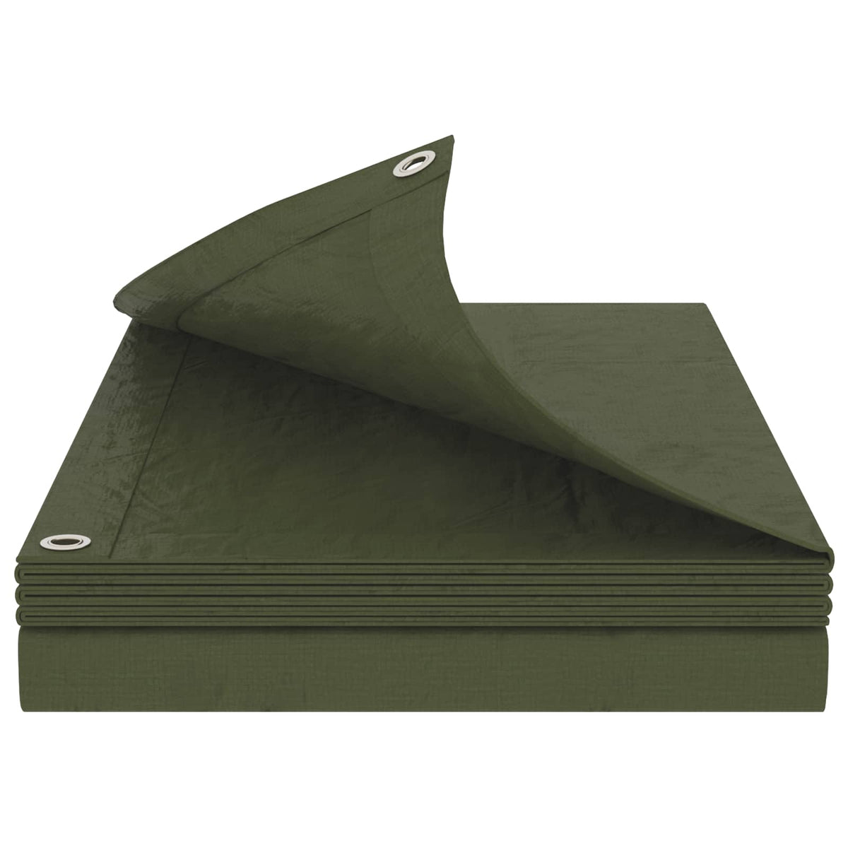 Presenning med øjer Grøn 3 x 5 m 90 gsm PE