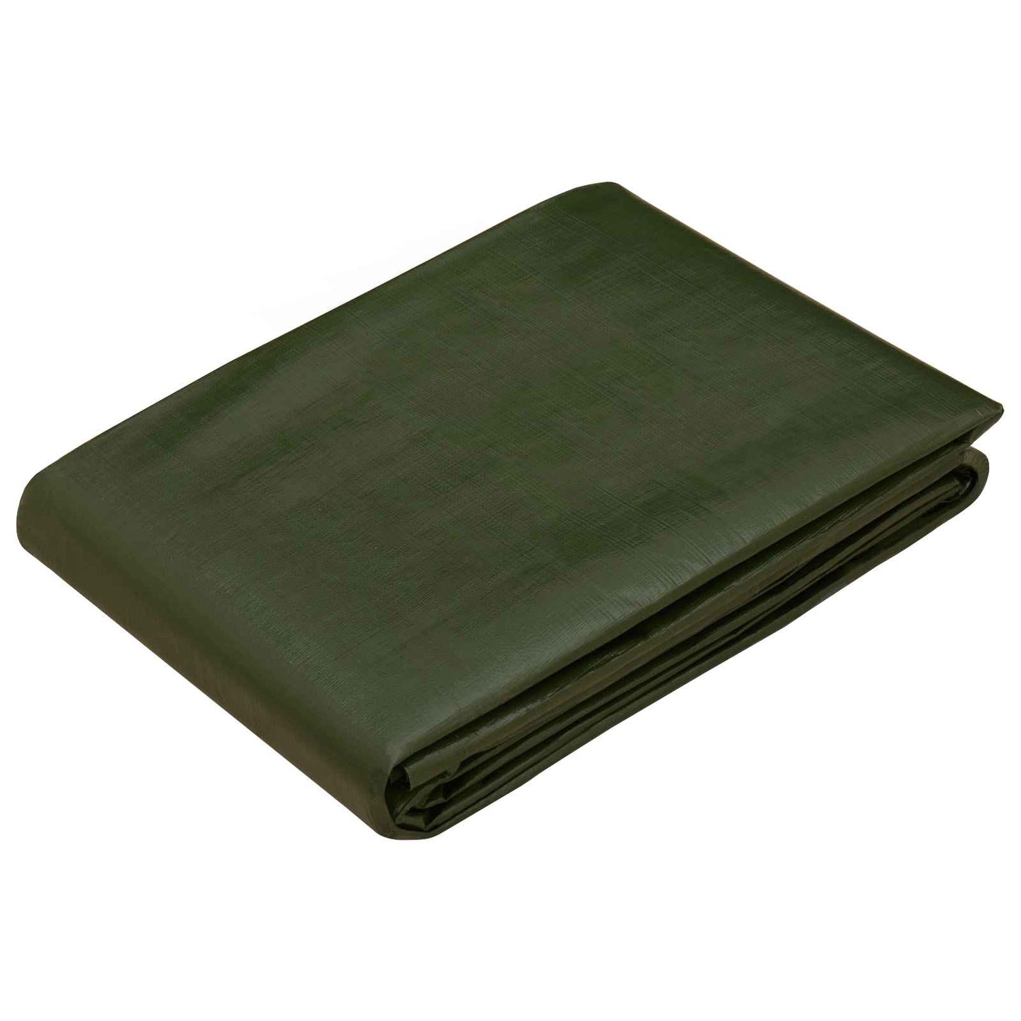 Presenning med øjer Grøn 4 x 4 m 260 gsm PE