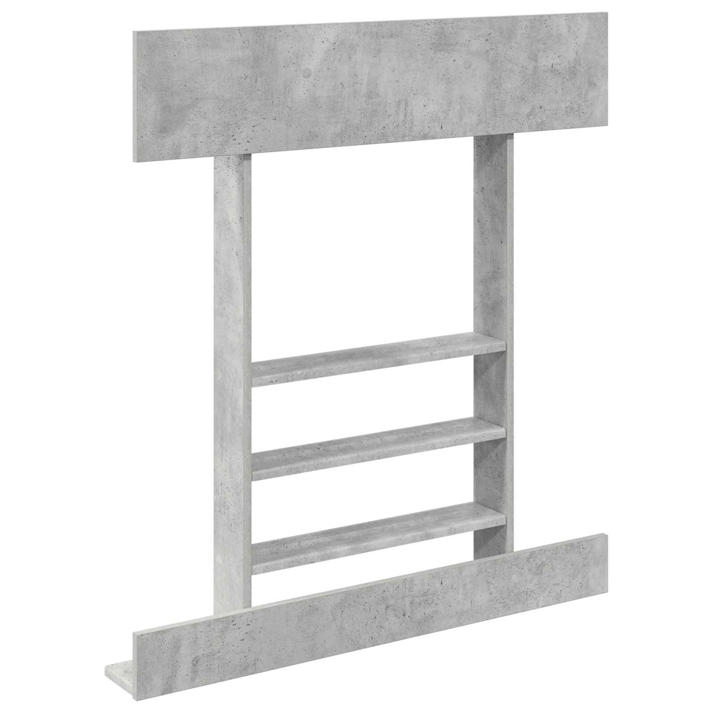 Vægmonteret fiskestangsholder Konstrueret træ 93 x 12 x 103 cm