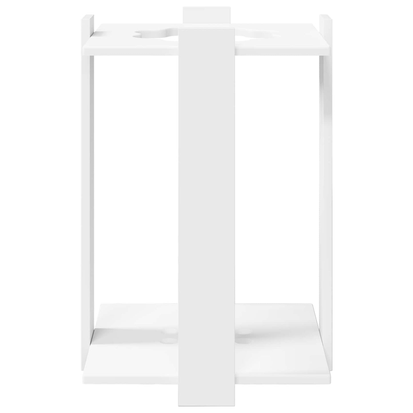 Holder til fiskestænger Konstrueret træ 42 x 43 x 60 cm Hvid