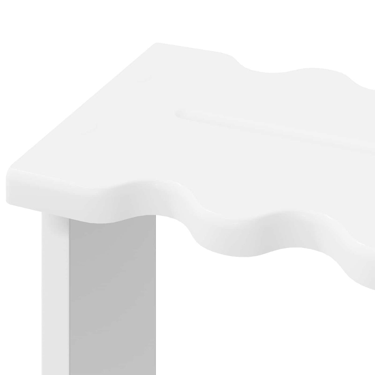 Holder til fiskestang Konstrueret træ 60 x 35 x 60 cm Hvid