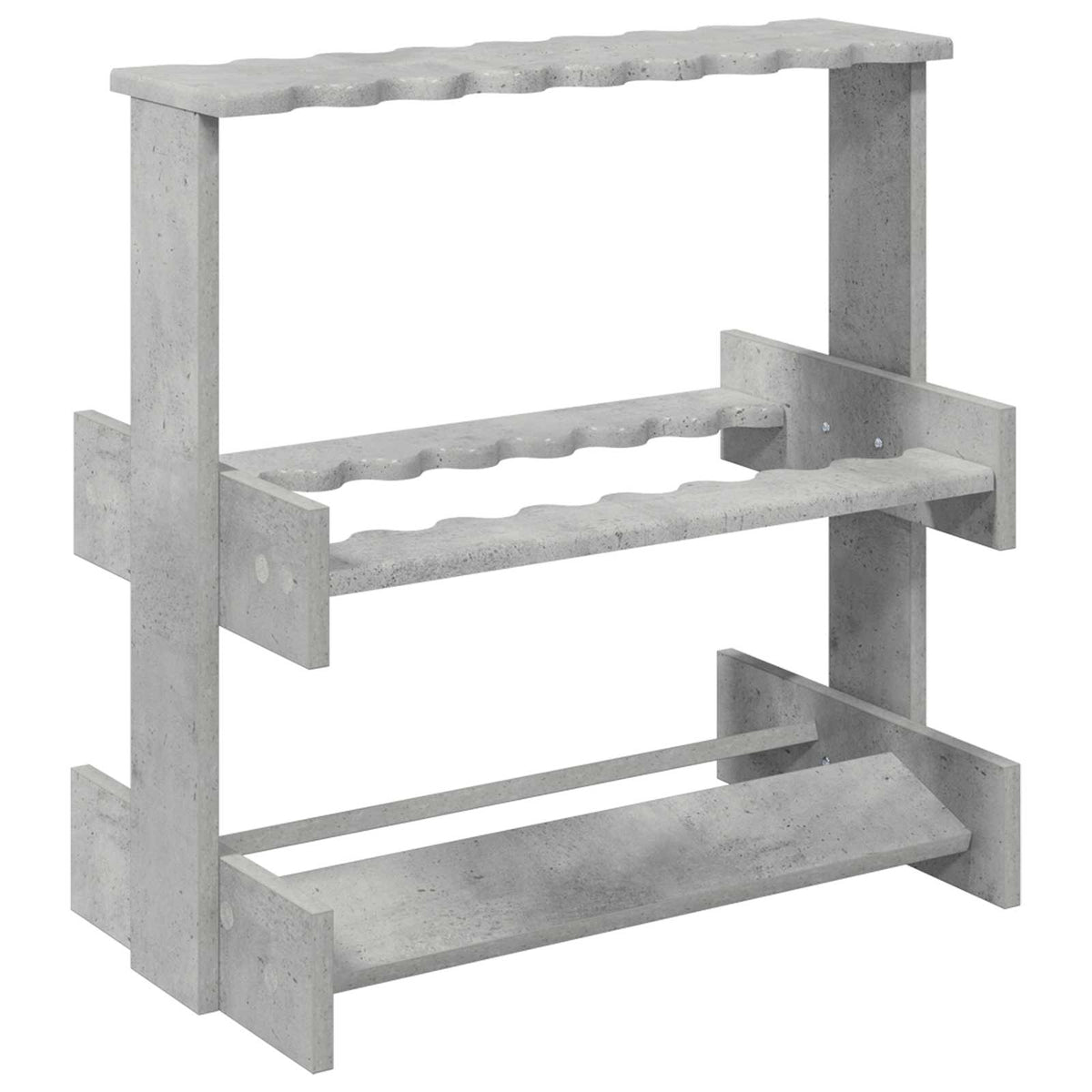 Holder til fiskestang Konstrueret træ 60 x 35 x 60 cm Betongrå