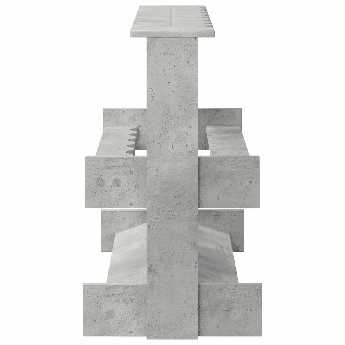 Holder til fiskestang Konstrueret træ 60 x 35 x 60 cm Betongrå