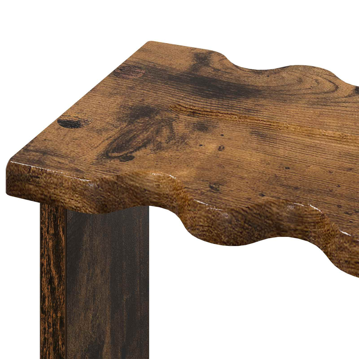 Holder til fiskestang Konstrueret træ 60 x 35 x 60 cm Røget eg