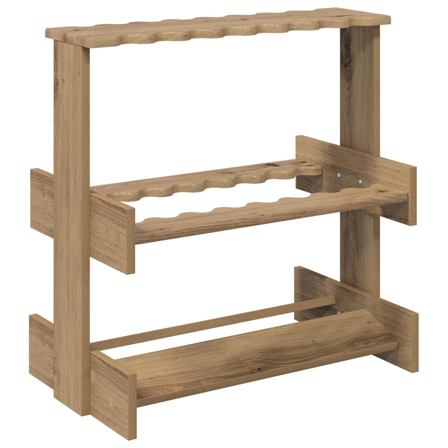 Holder til fiskestang Konstrueret træ 60 x 35 x 60 cm