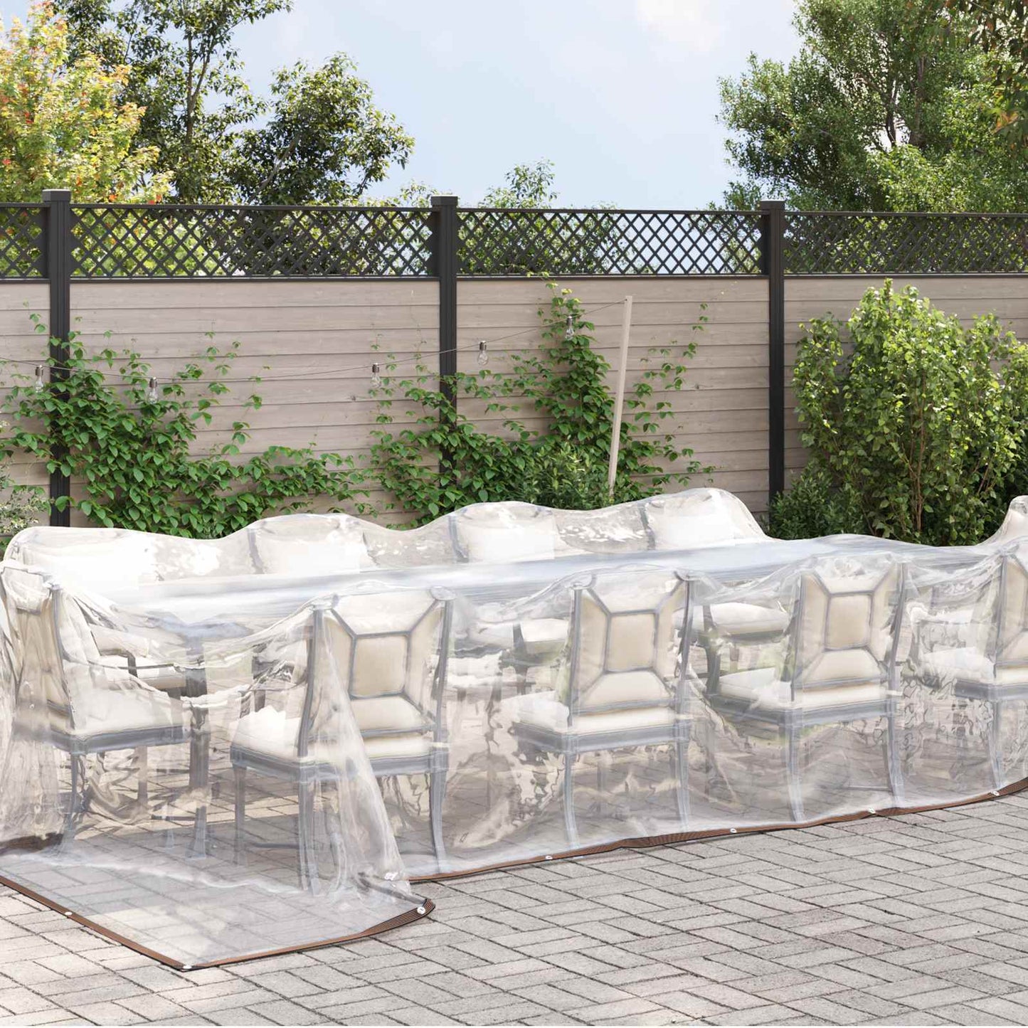 Presenning Transparent 7 x 4 m PE