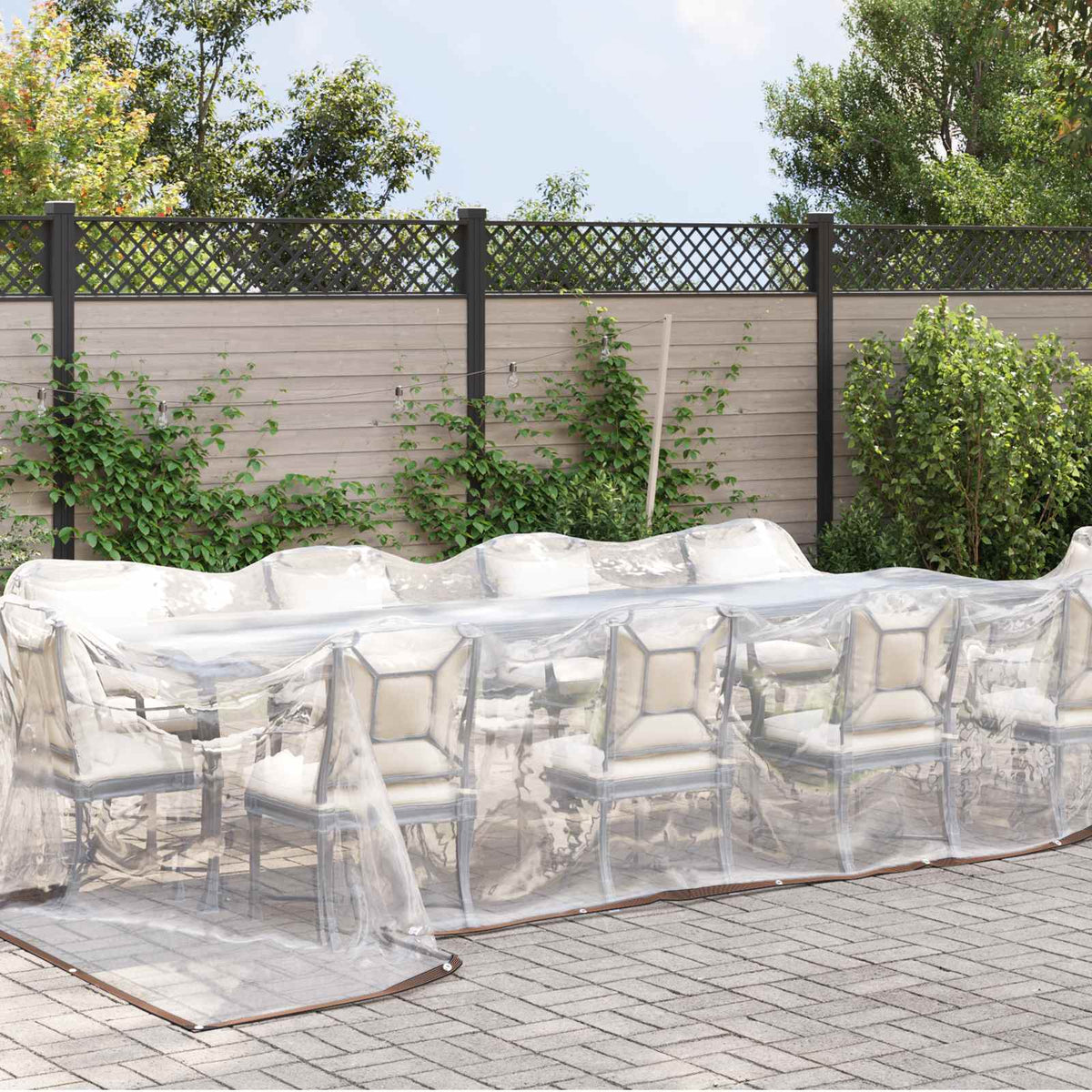 Presenning Transparent 7 x 5 m PE
