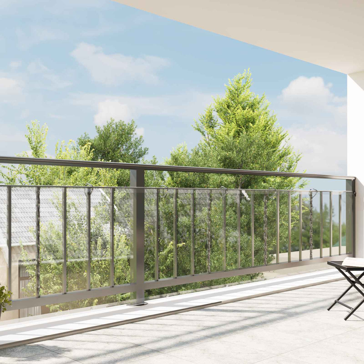 Presenning 350 gsm Transparent 20 x 1,5 m PVC
