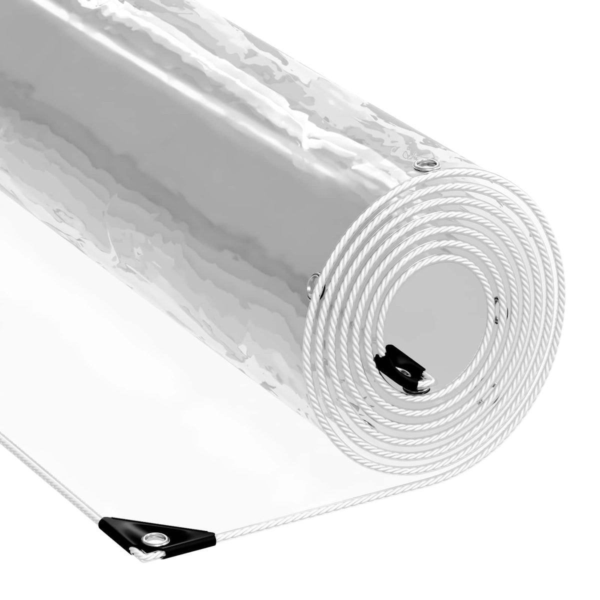 Presenning 350 gsm Transparent 7 x 5 m PVC