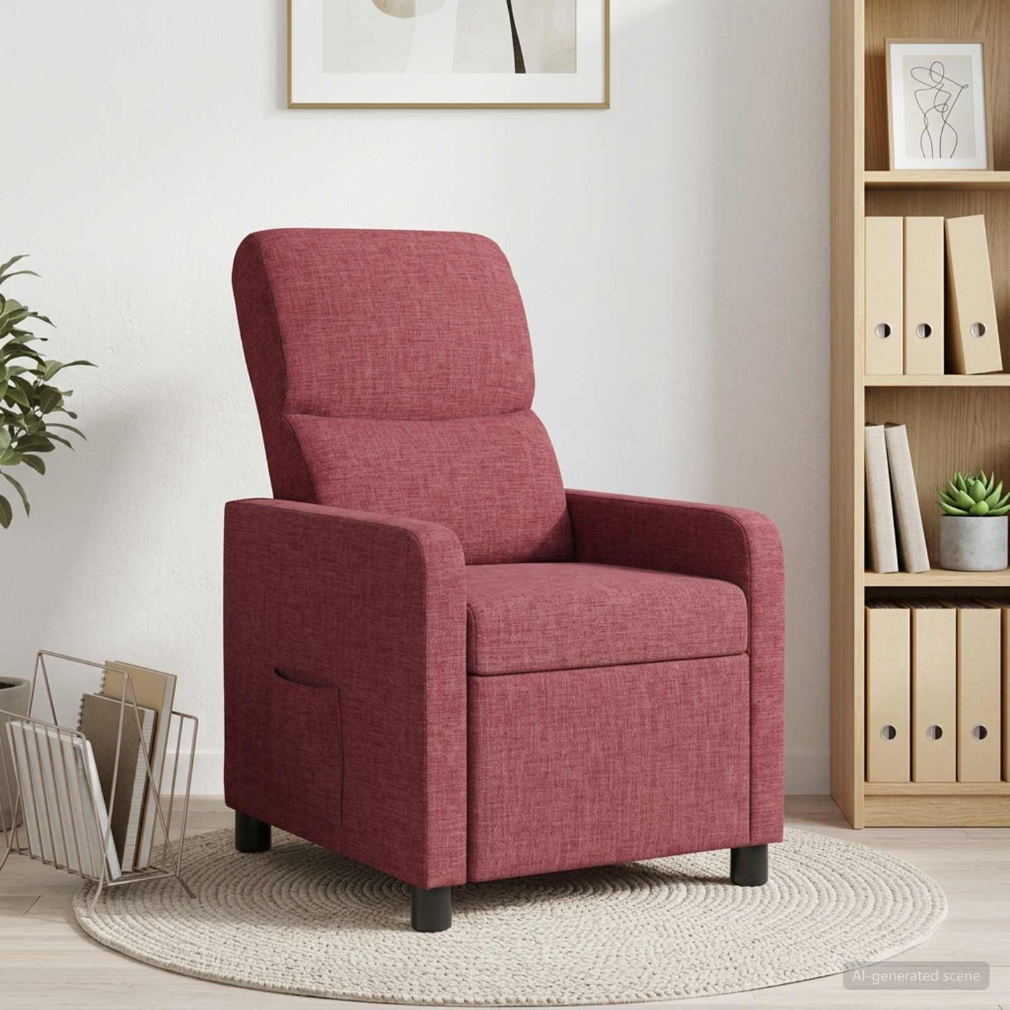 Recliner Vinrød Stof