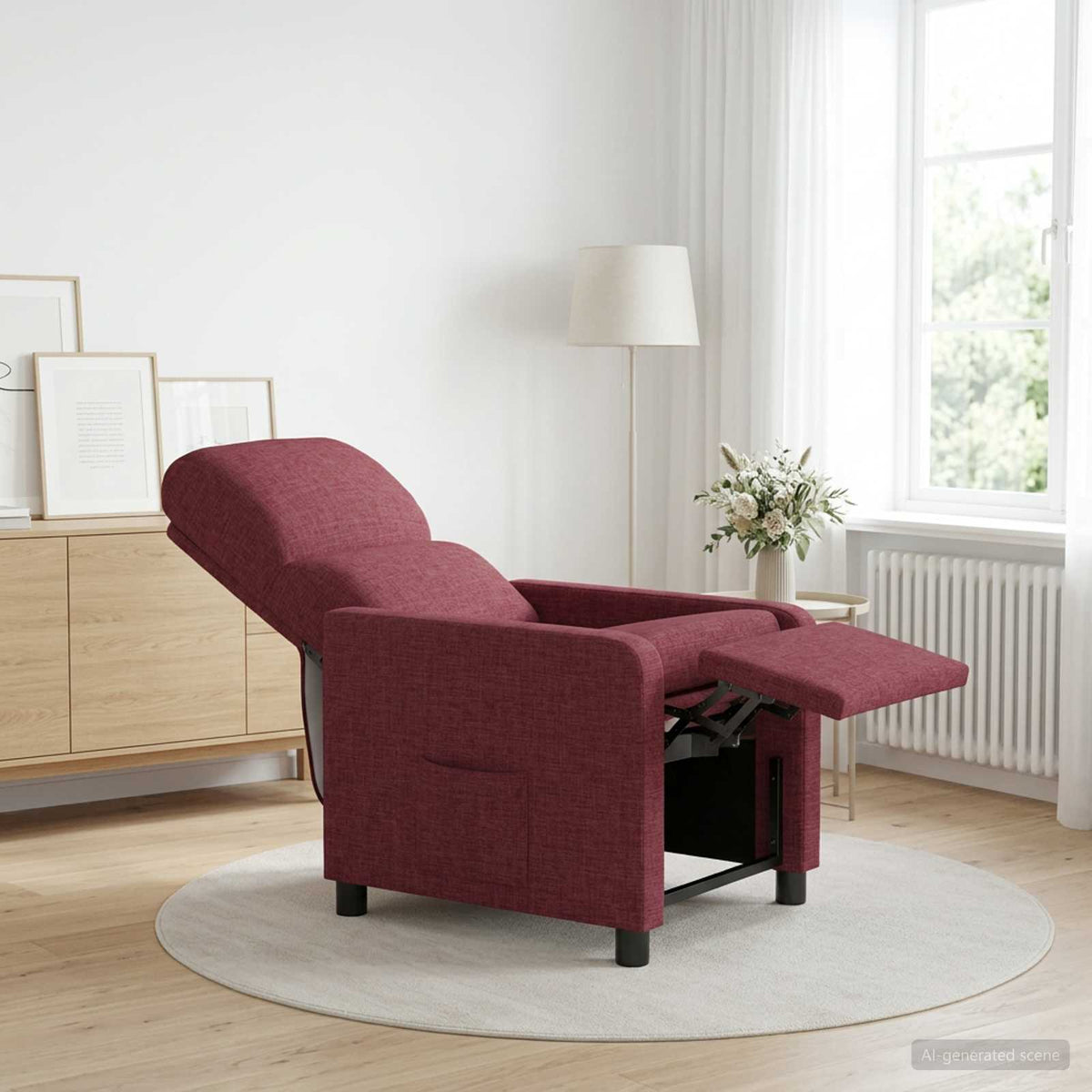 Recliner Vinrød Stof