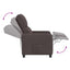 Recliner Mørk Brun Stof