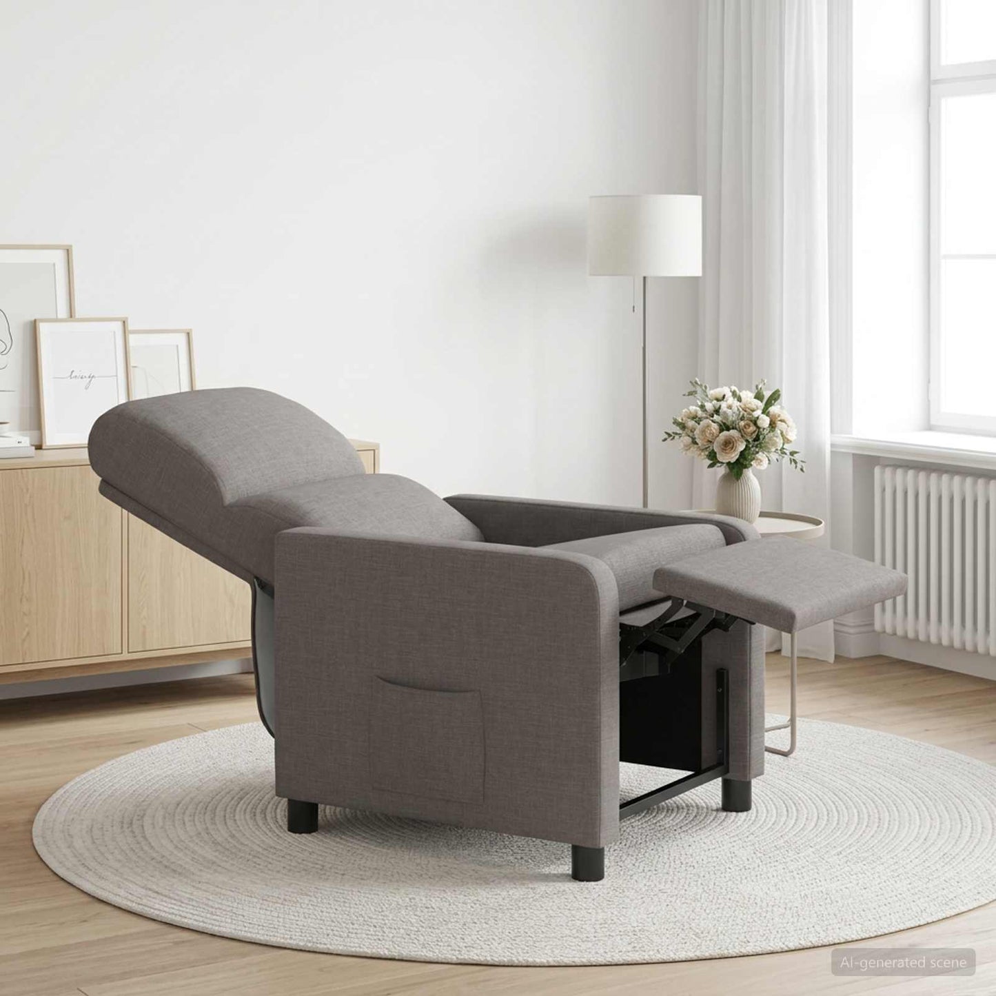 Recliner Gråbrun