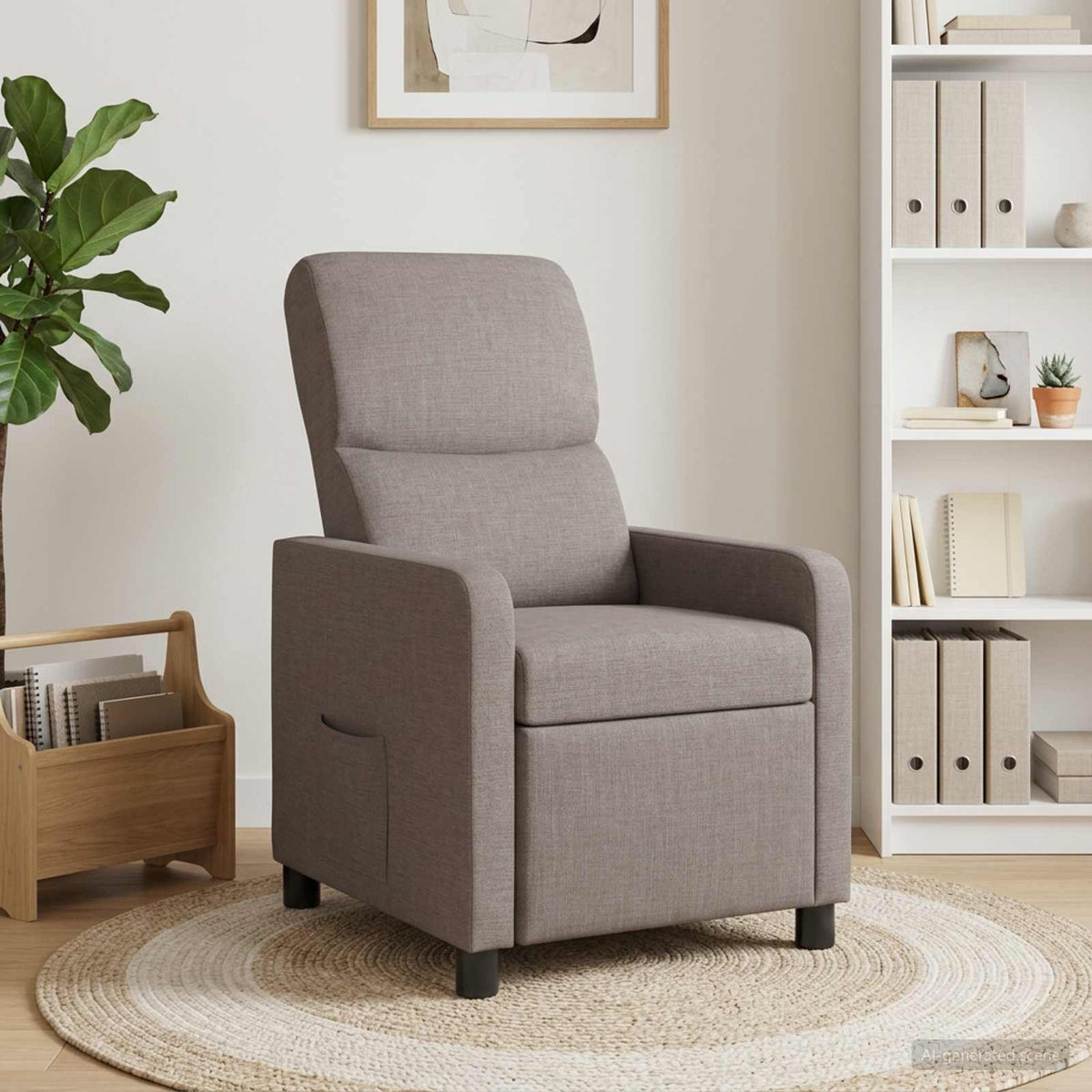 Recliner Gråbrun