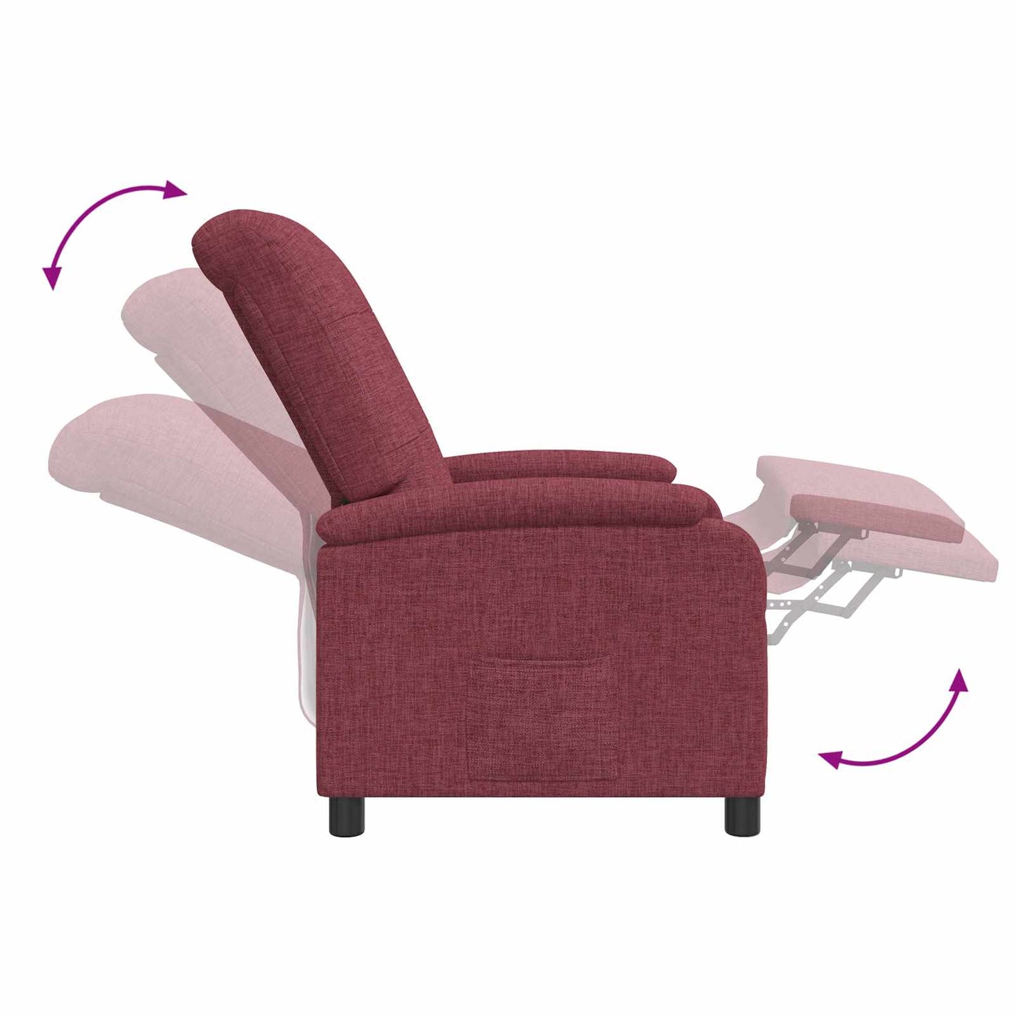 Recliner Vinrød Stof