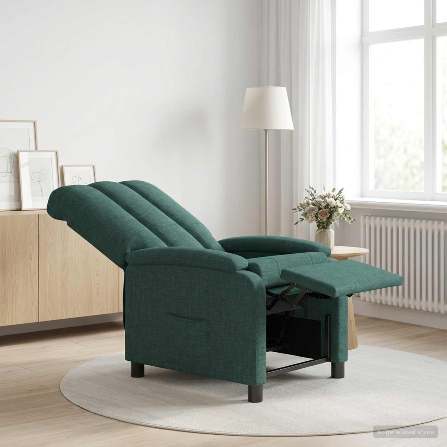Recliner Mørkegrøn Stof