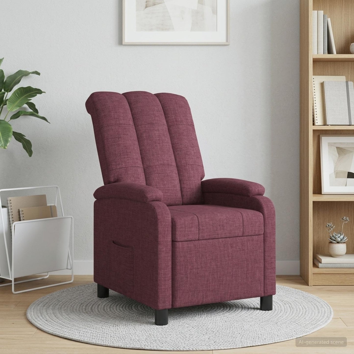 Recliner Lilla Stof