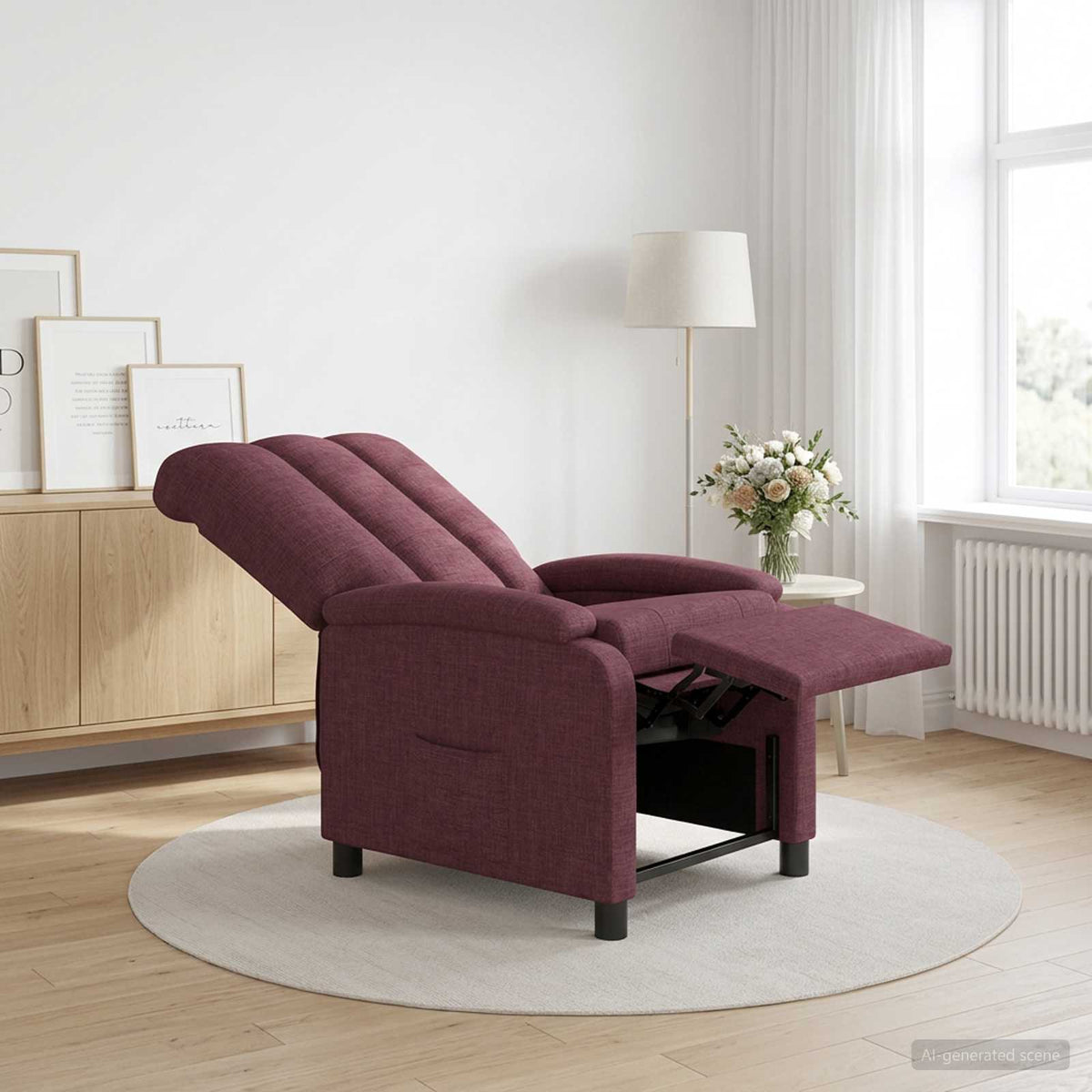 Recliner Lilla Stof