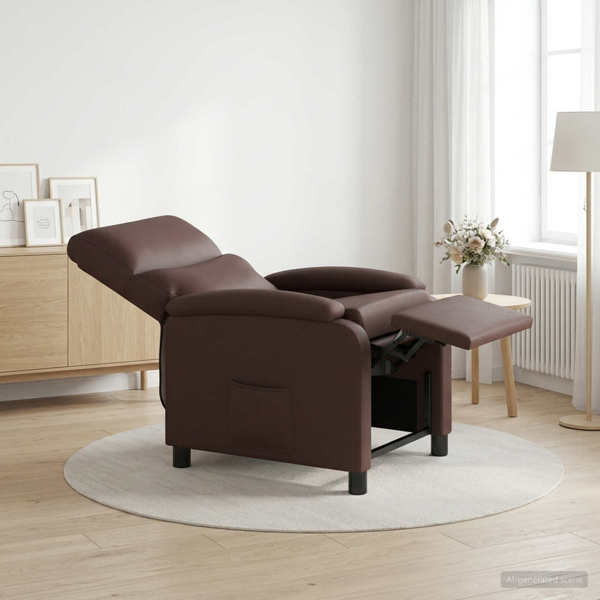 Recliner Brun Kunstlæder