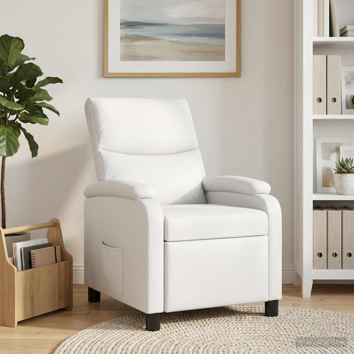 Recliner Hvid Kunstlæder