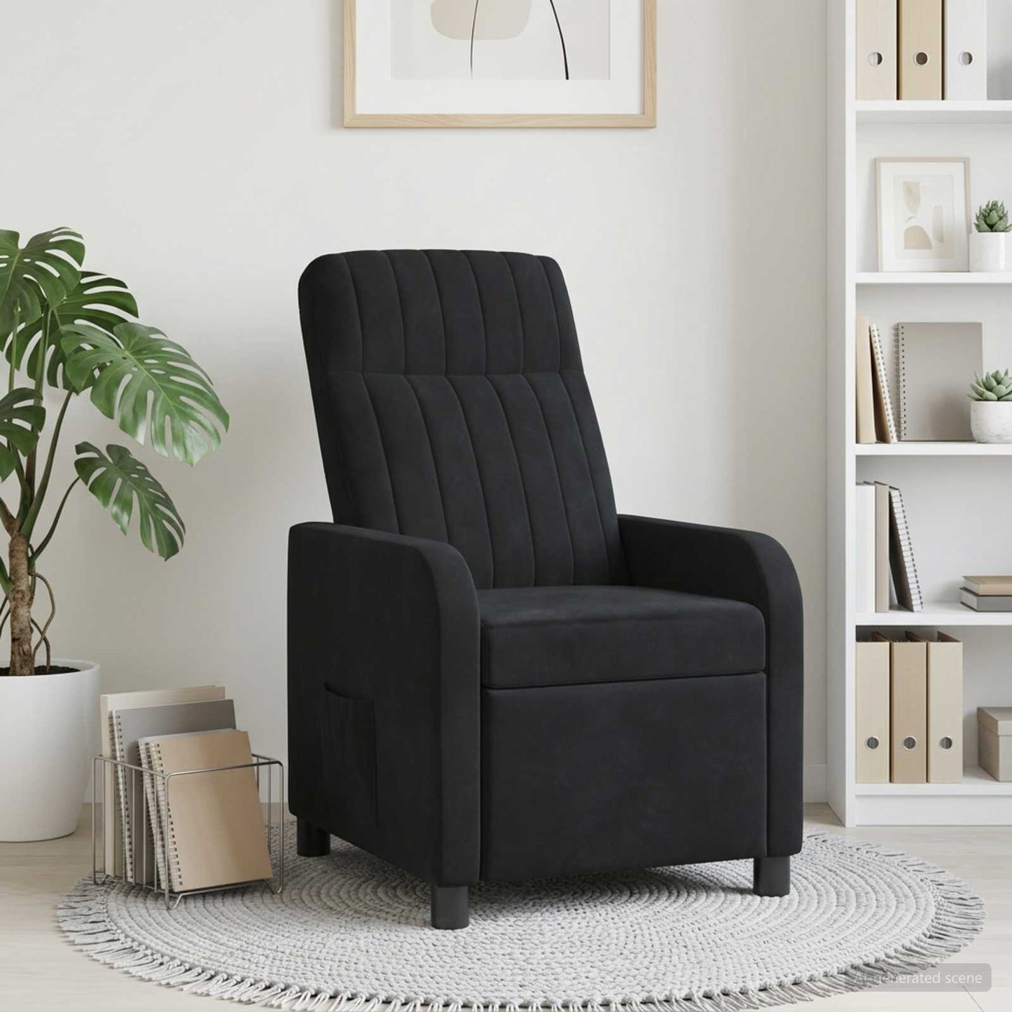 Recliner Sort Velour (V)