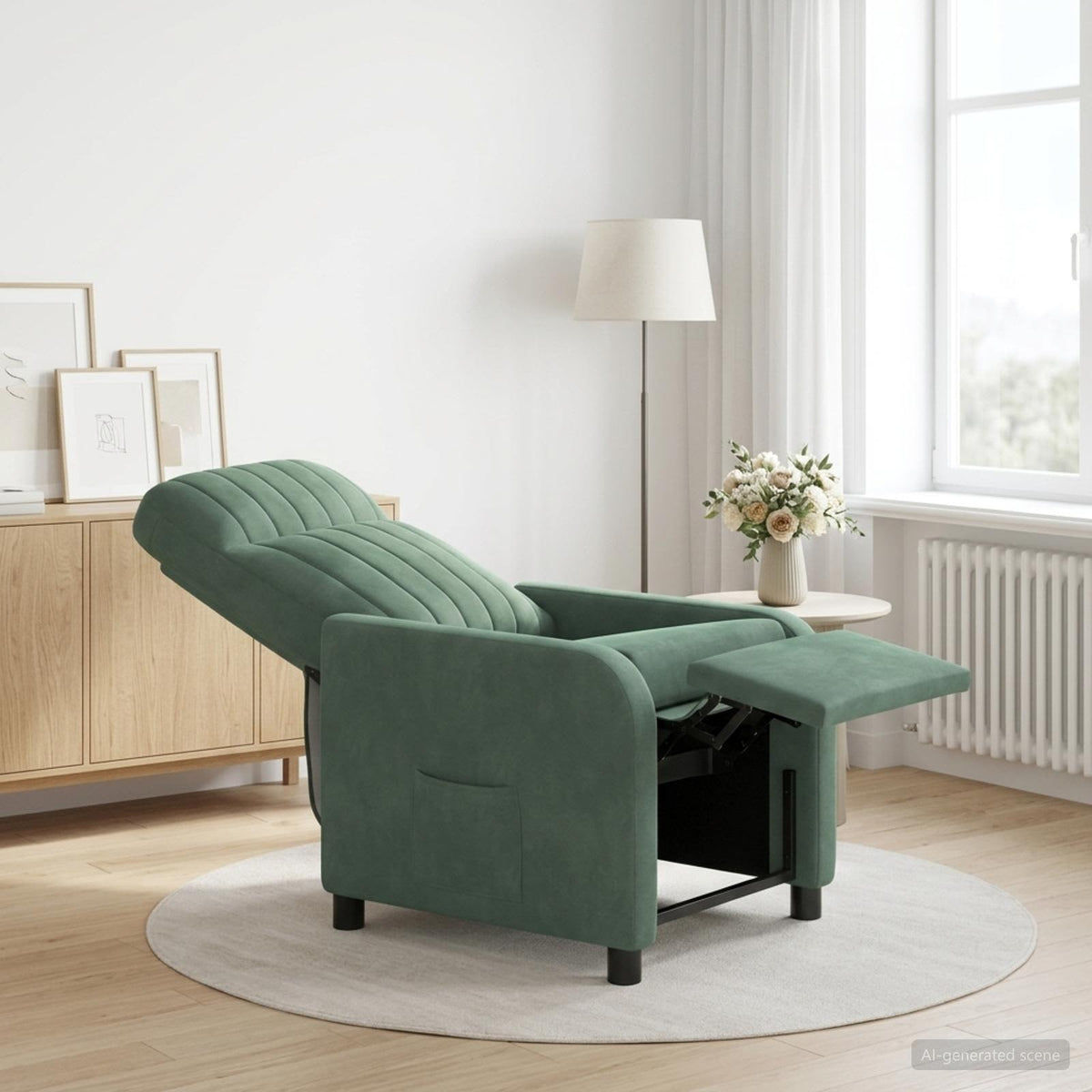 Recliner Havgrøn Velour (V)