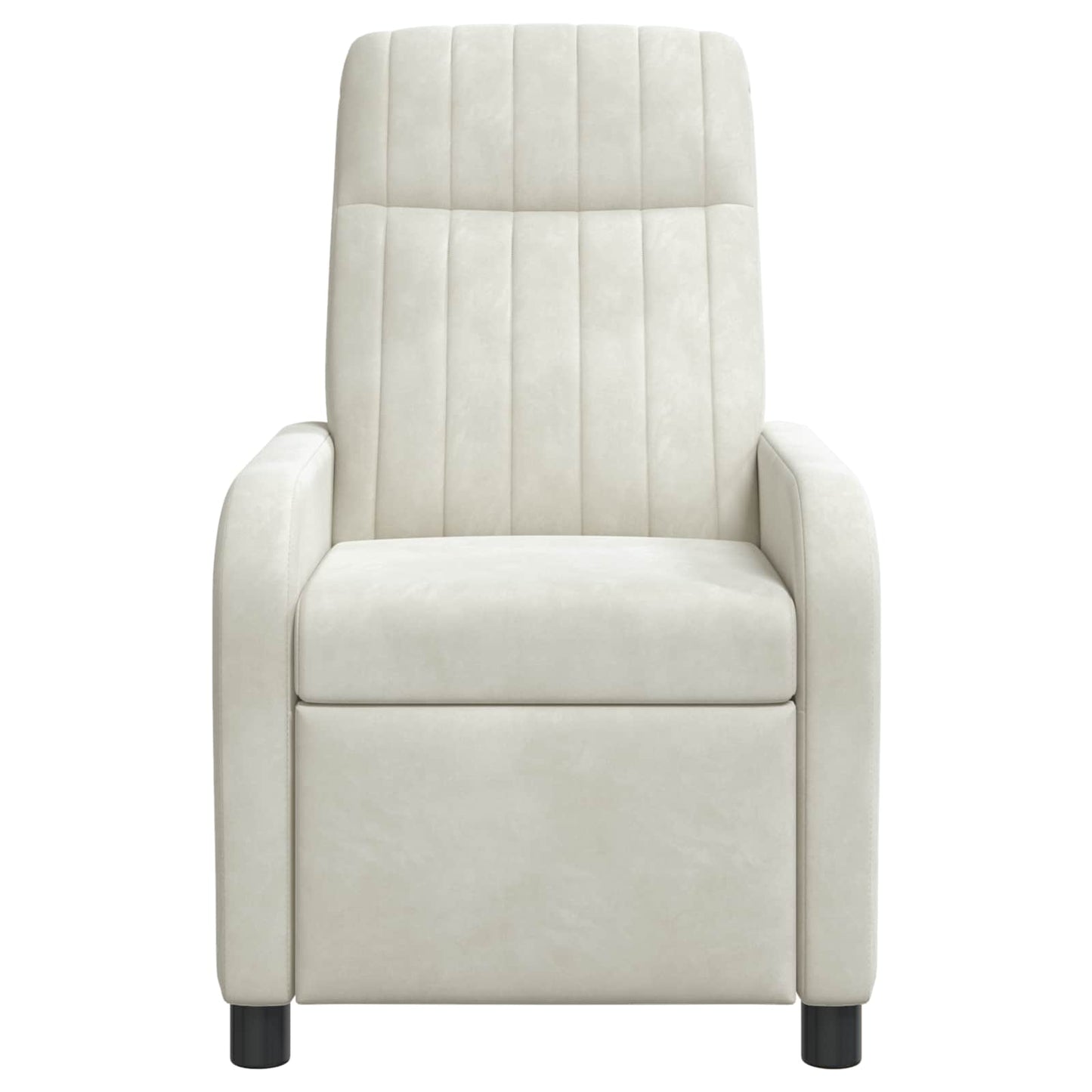 Massage Lænestol Cremefarvet Velour (V)