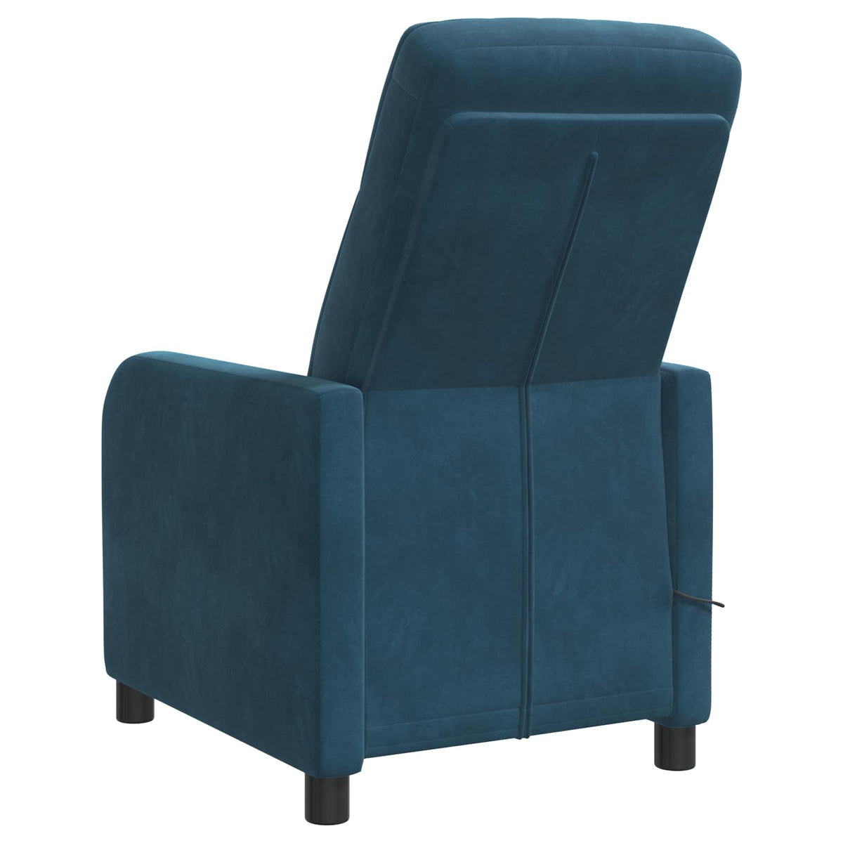 Massage Lænestol Blå Velour (V)