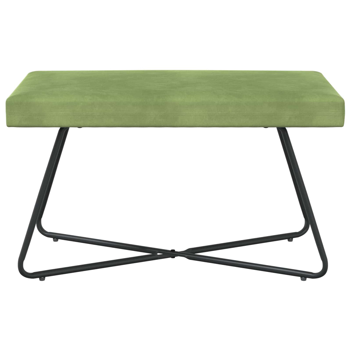 bænk Lys grøn 80 x 40 x 45 cm Fløjl