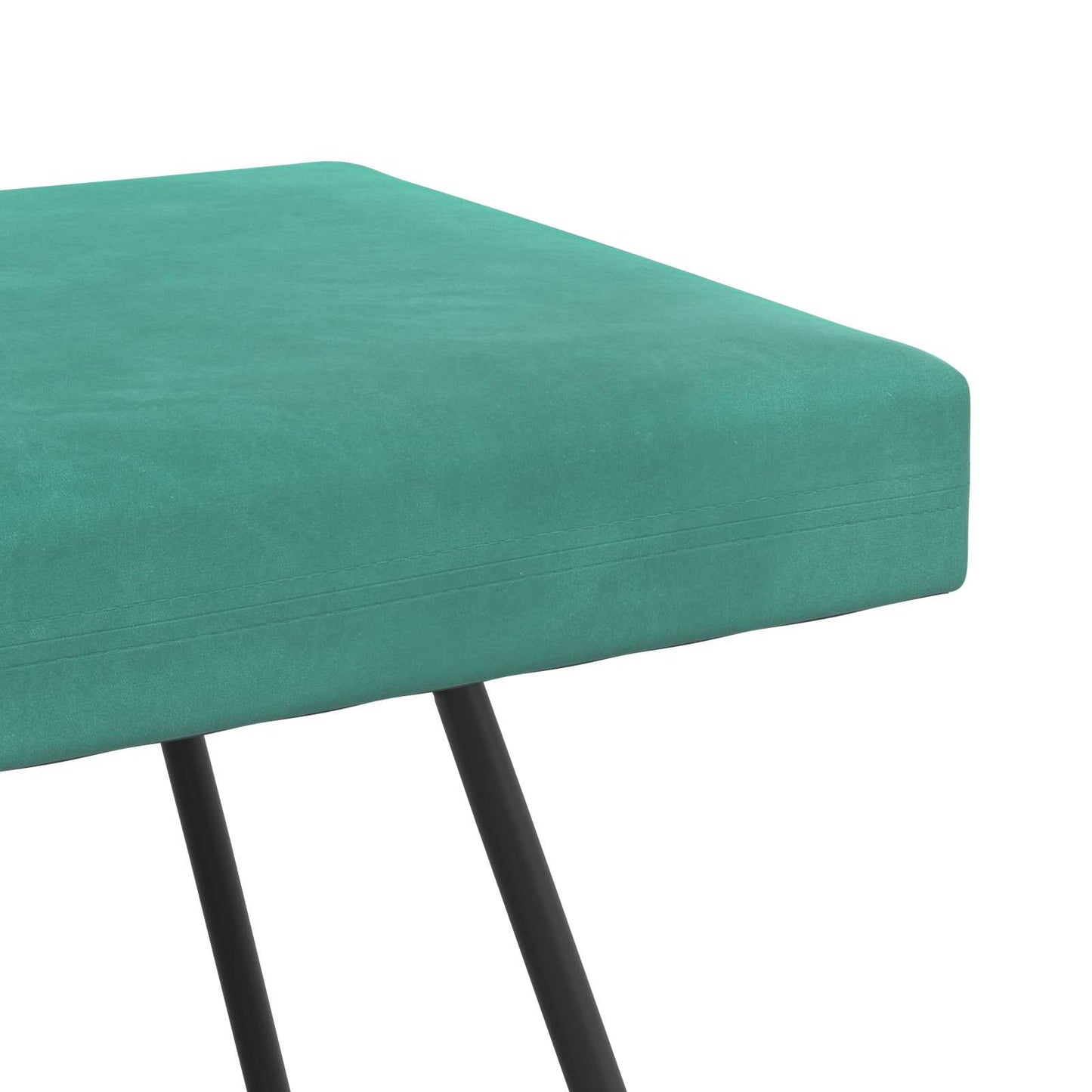bænk Turkis 80 x 40 x 45 cm Fløjl