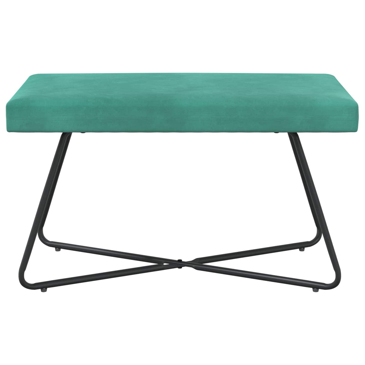 bænk Turkis 80 x 40 x 45 cm Fløjl