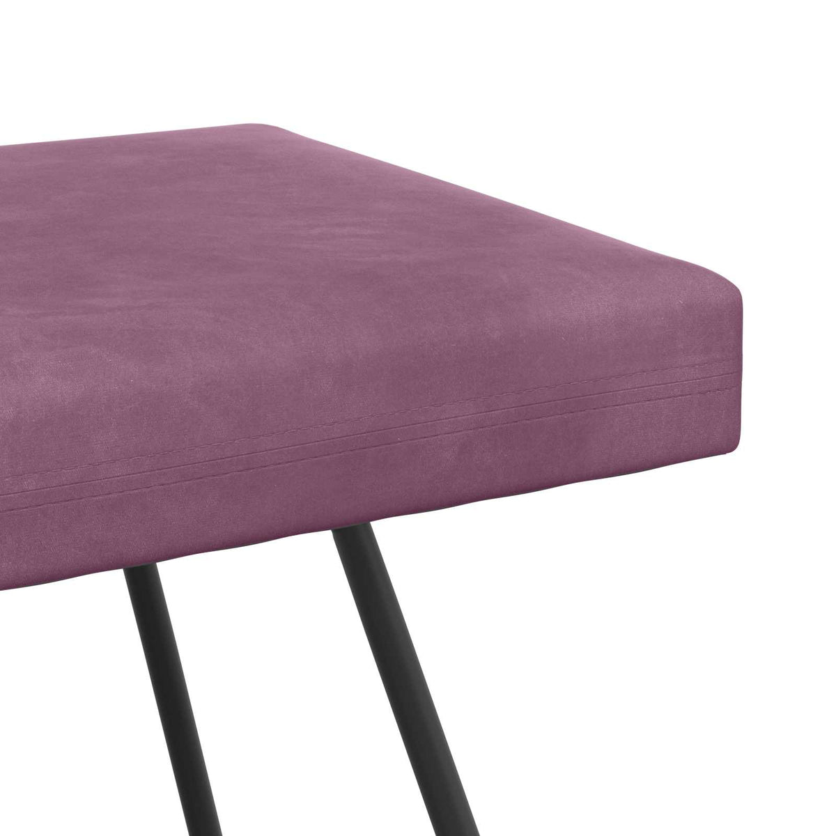 bænk Lilla 80 x 40 x 45 cm Fløjl