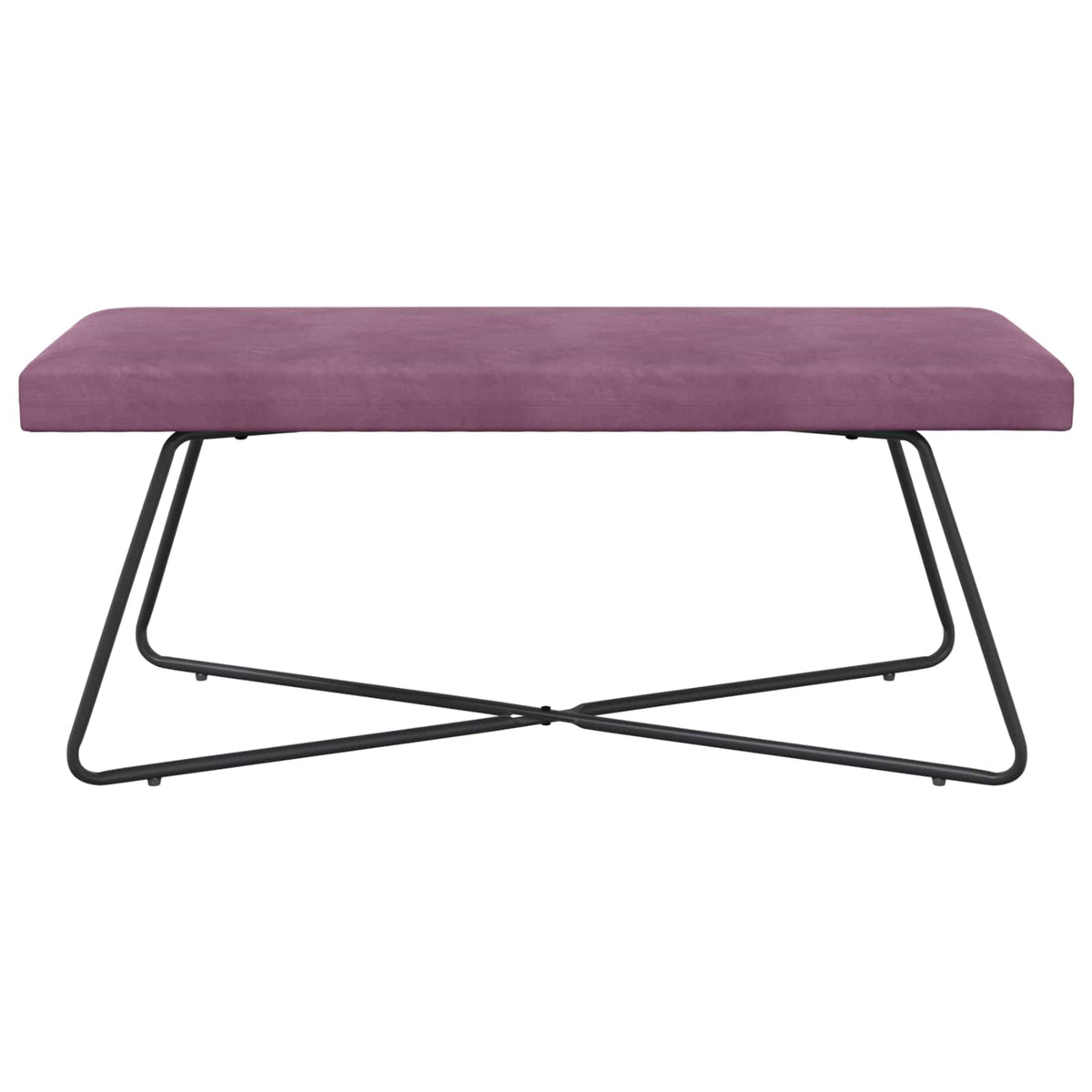 bænk Lilla 110 x 40 x 45 cm Fløjl