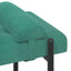 Knappet bænk med puder Turkis 110 x 40 x 46 cm Fløjl