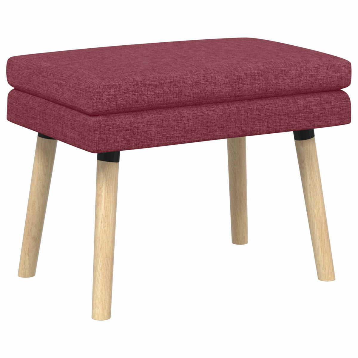 Dobbeltlagret bænk Vinrød 60 x 40 x 46 cm Stof