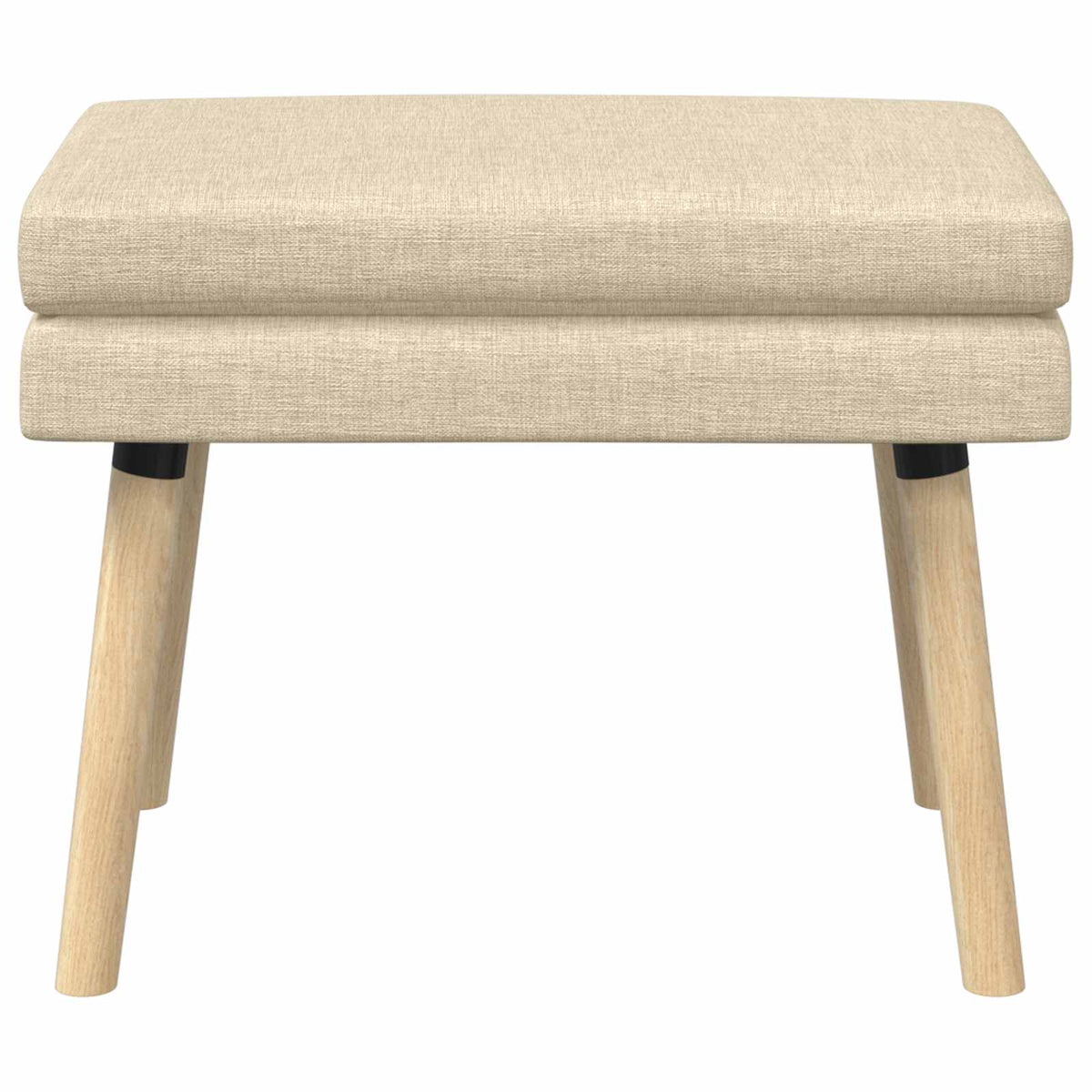 Dobbeltlagret bænk Cremefarvet 60 x 40 x 46 cm Stof