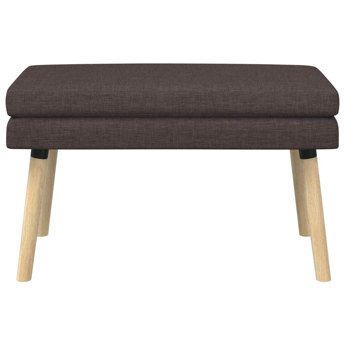 Dobbeltlagret bænk Mørk Brun 80 x 40 x 47 cm Stof