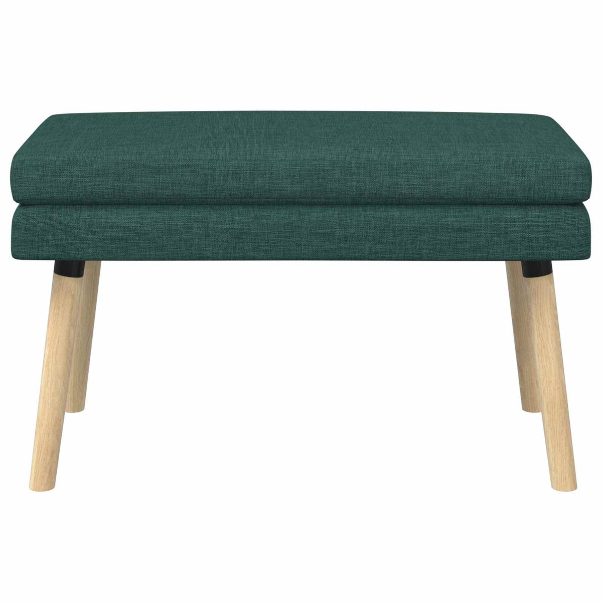 Dobbeltlagret bænk Mørkegrøn 80 x 40 x 47 cm Stof